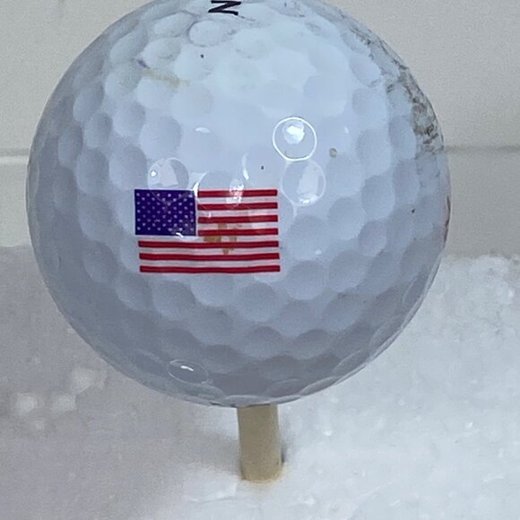 Srixon Soft Feel Golf Ball With USA Flag - Used & Abused Edition 😜 - Picture 1 of 4